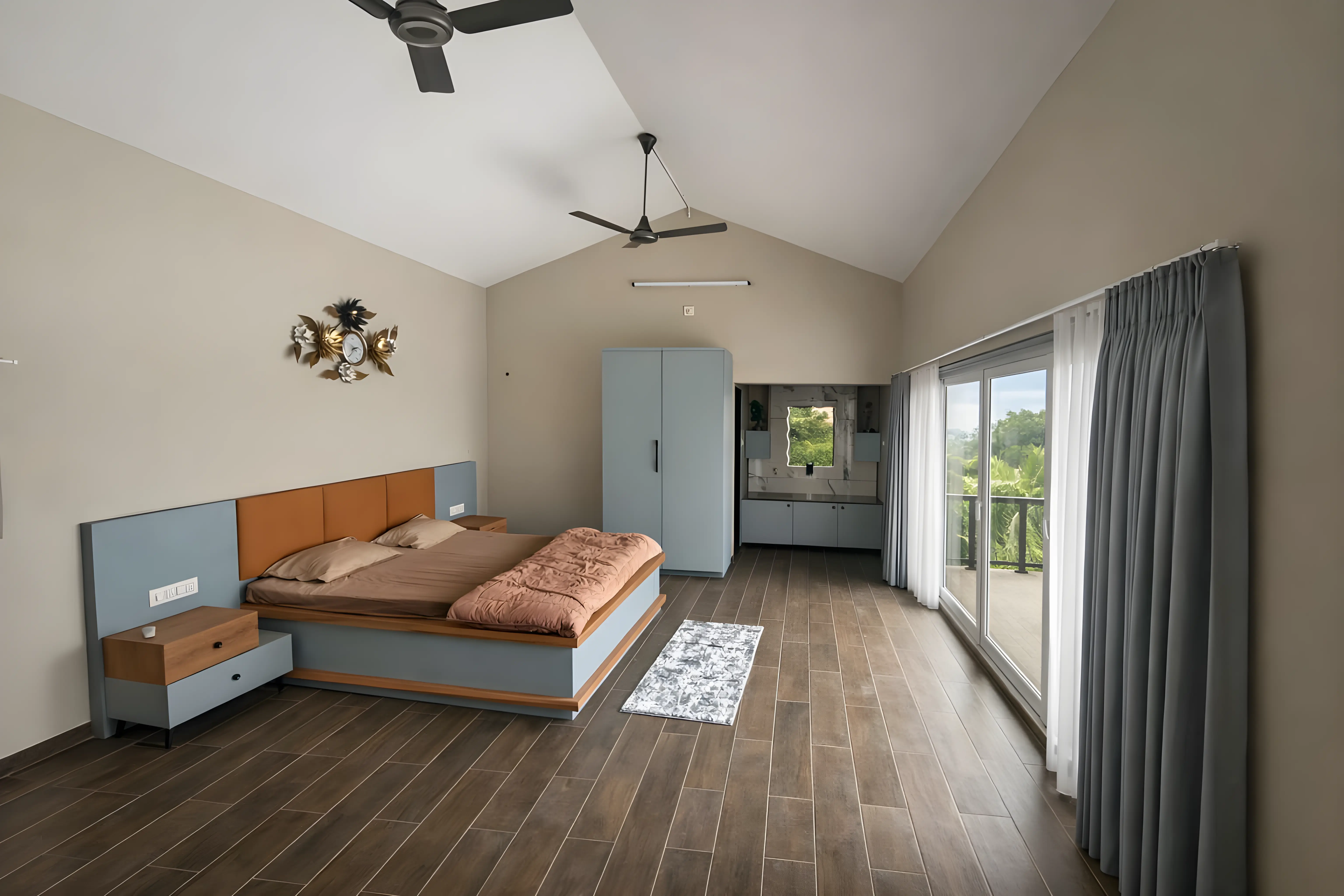 Furnished bedroom